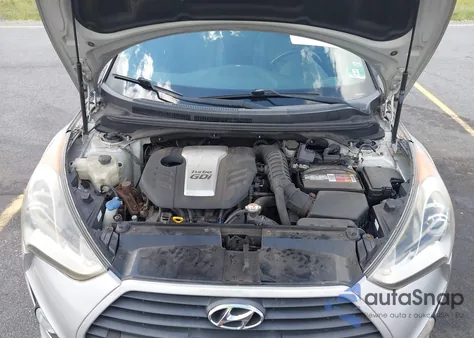 2014 Hyundai Veloster Turbo W/Blue z USA, uszkodzony, nr VIN KMHTC6AE2EU208720